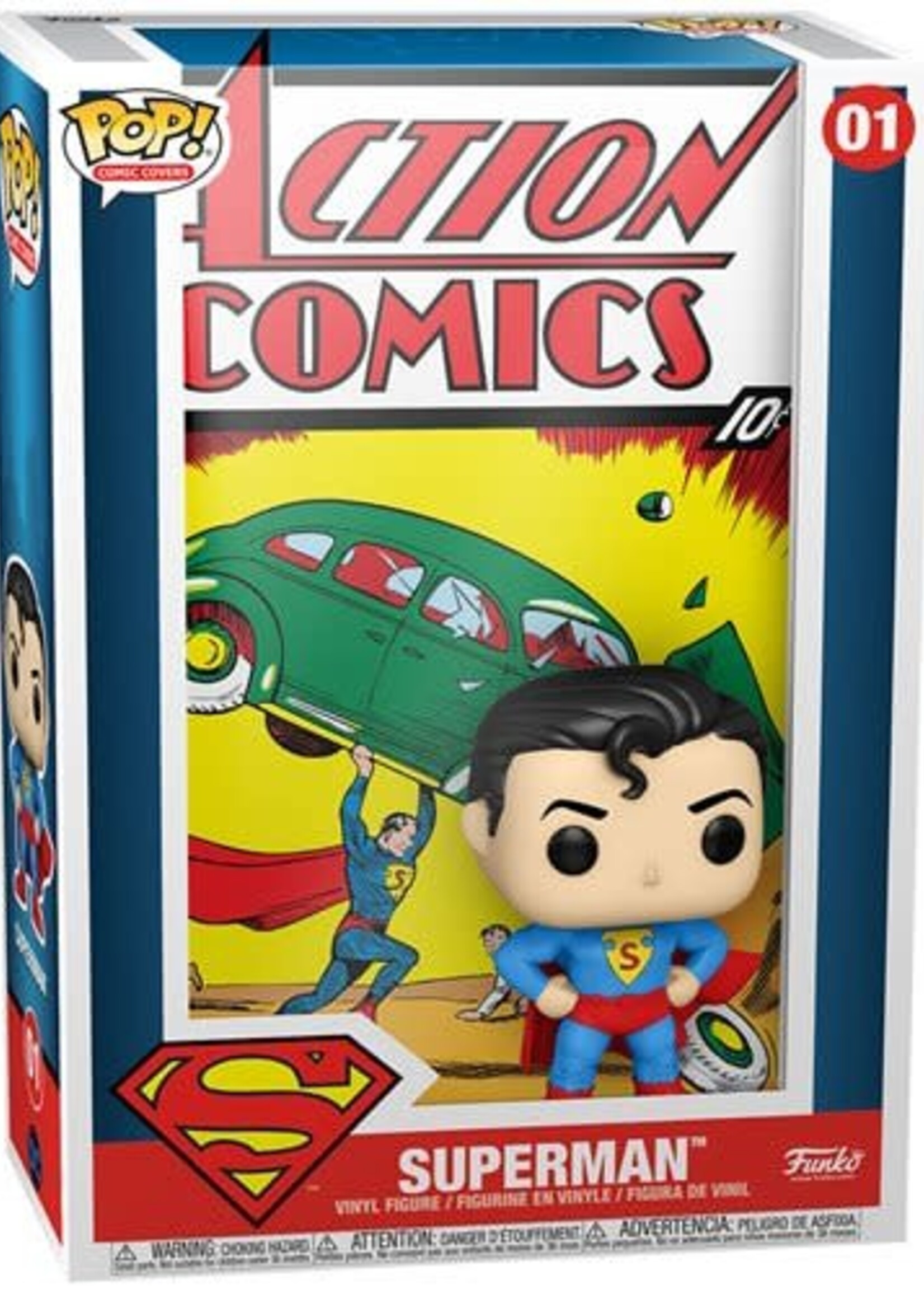 Funko Pop! 50468 Superman Action Comics Pop! Comic Cover Figure