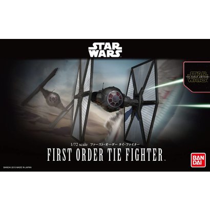 BANDAI MODEL KITS 203218 First Order Tie Fighter "Star Wars: The Force Awakens", Bandai Star Wars 1/72 Plastic Model