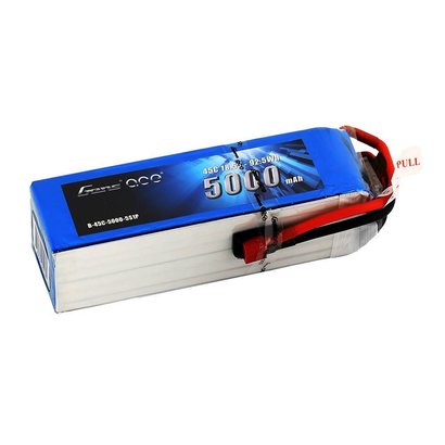 Gens ace Gens ace 5000mAh 18.5V 45C 5S1P Lipo Battery Pack with Deans plug