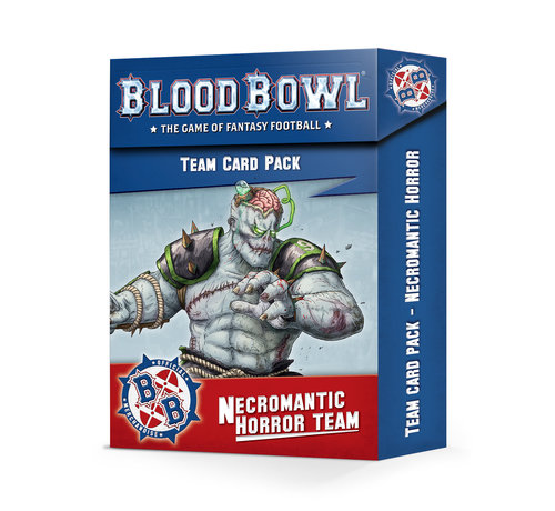 Games Workshop -GW 202-10 BLOOD BOWL NECROMANTIC TEAM CARDS
