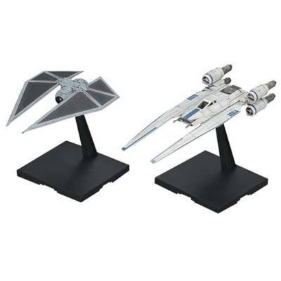 BANDAI MODEL KITS 212184 1/144 U-Wing Fighter and Tie Striker Rogue One