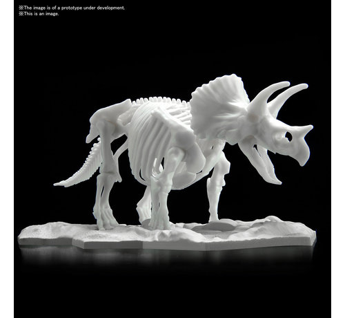 Bandai 2569527 Triceratops , Bandai Spirits Hobby Dinosaur Model Kit Limex Skeleton