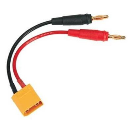 DTX - Duratrax C2226 Adapter Charger Lead Banana Plugs To XT60 Male