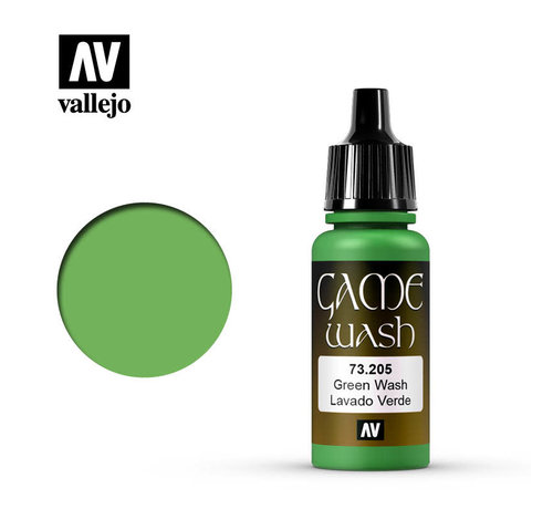 Vallejo Paints 73205 - GREEN WASH                  17ML