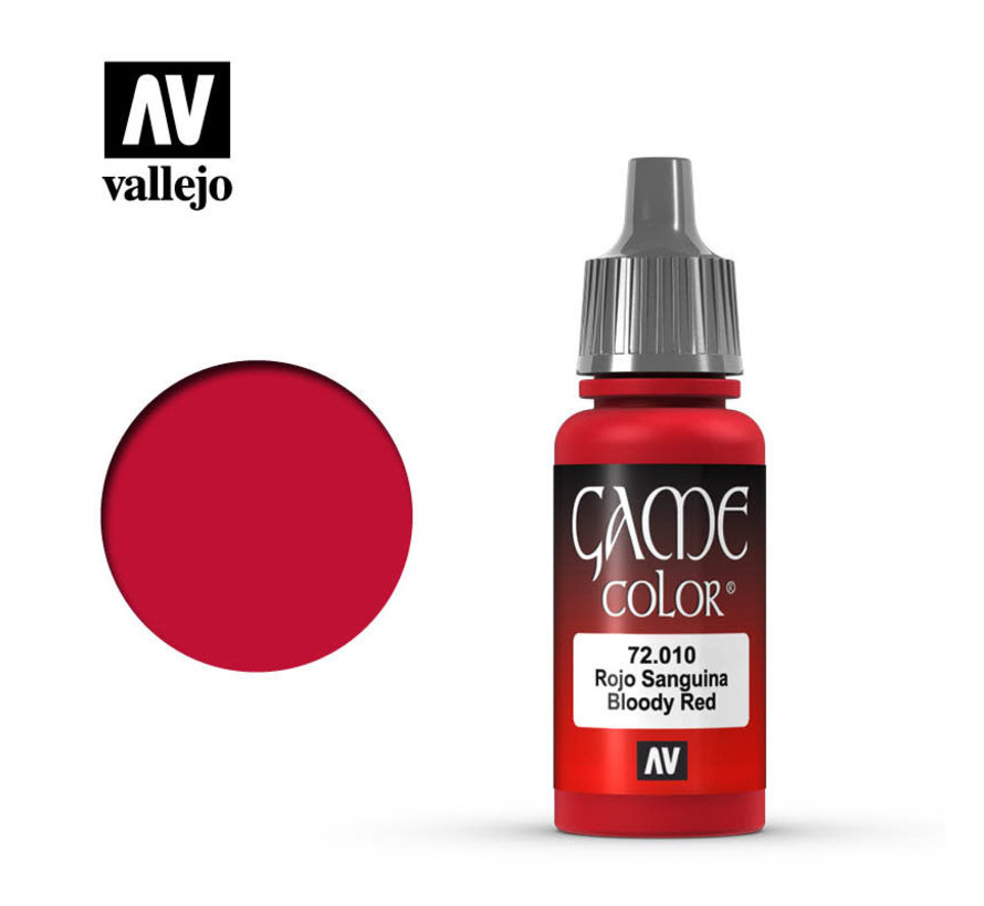 VLJ72010  BLOODY RED                  Game Color  17ML