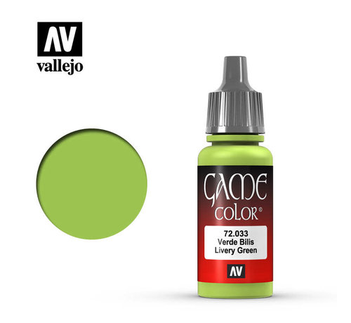 Vallejo Paints 72033 - LIVERY GREEN                17ML