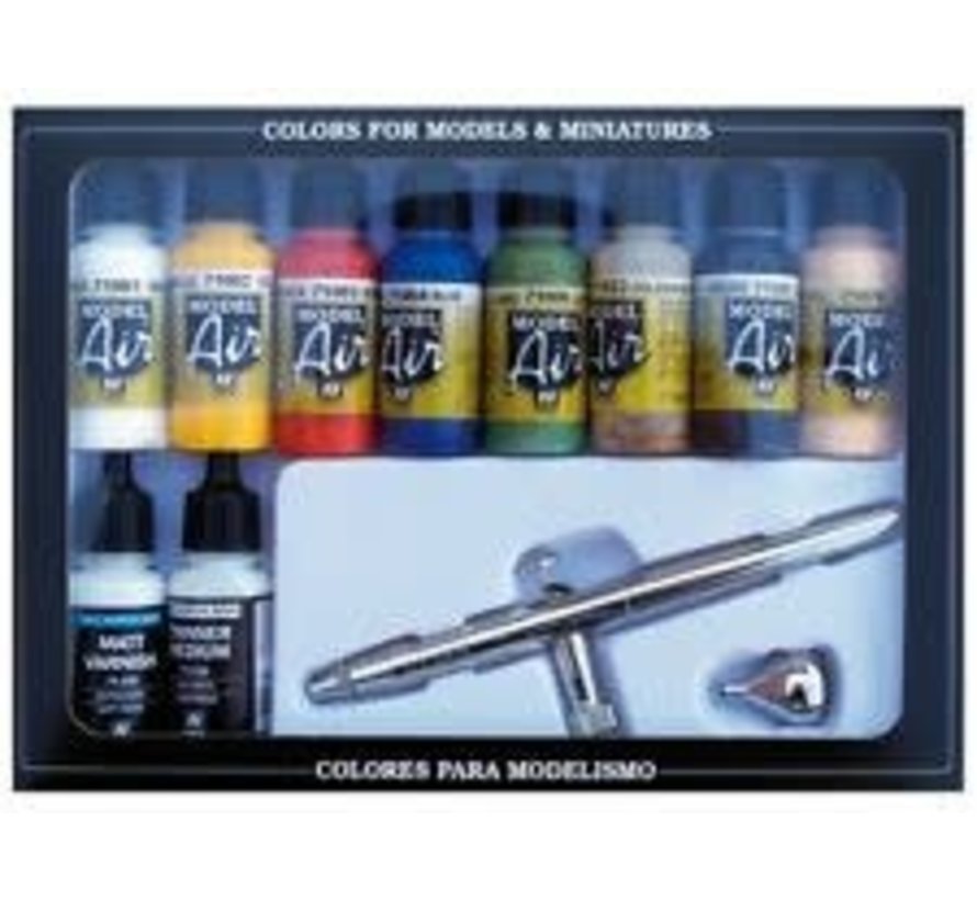 71167 Model Air Set: Basic Colors With Airbrush (10)