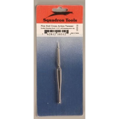 SQU - Squadron 10312 Fine End Cross Action Tweezer 4.5