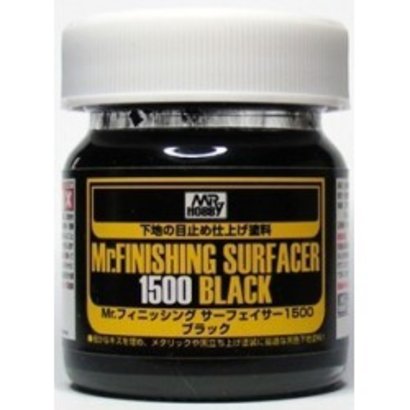 GNZ-Gunze Sangyo Mr Finishing Surfacer 1500 Black Liquid 40ml