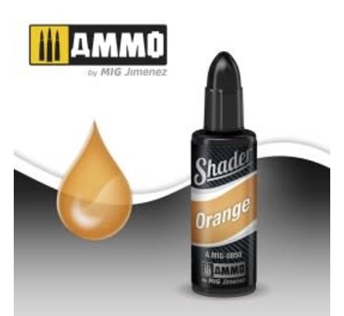 AMMO by Mig Jimenez (AMM) AMM0850 Shader - Orange (10ml) airbrush