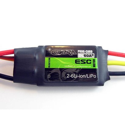 COB Cobra Motors Cobra 60A ESC with 6A Switching BEC *