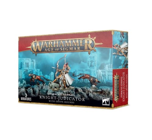 Games Workshop -GW 96-49 STORMCAST ETERNALS: KNIGHT-JUDICATOR WITH GRYPH-HOUNDS