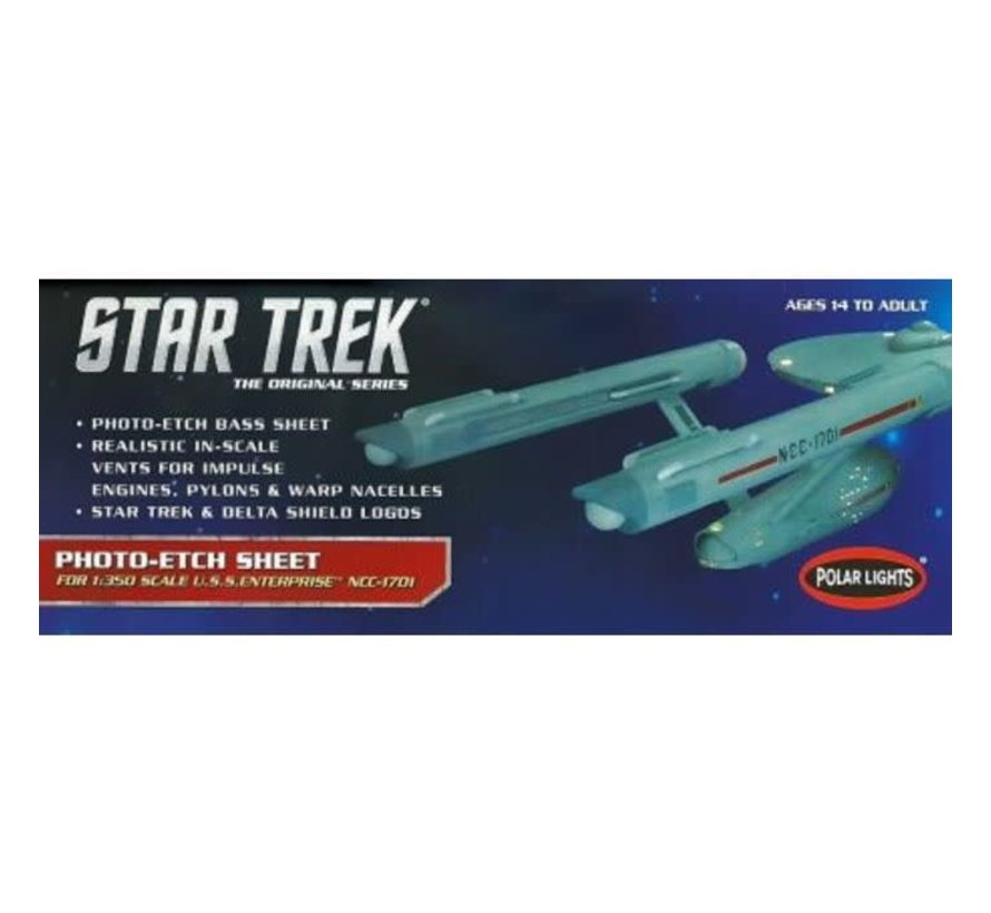 AMT MKA009/12 Star Trek 1/350 USS Enterprise Photoetch