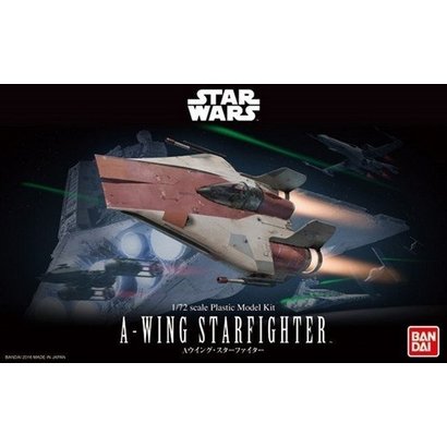 BANDAI MODEL KITS 206320 1/72 A-Wing Starfighter Star Wars