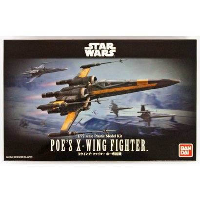 BANDAI MODEL KITS 210500 1/72 Poe's X-Wing Fighter Star Wars Force Awaken