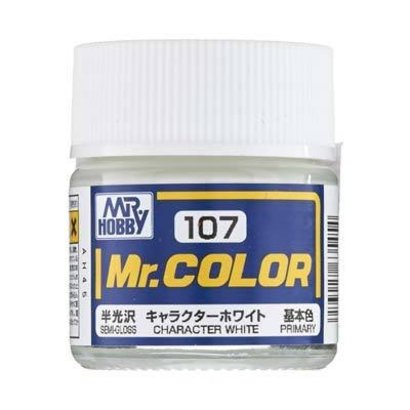 GNZ-Gunze Sangyo GNZ-C107 Semi Gloss Character White 10ml