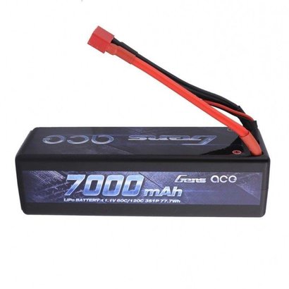 Gens ace Gens ace 7000mAh 11.1V 60C 3S1P HardCase Lipo Battery Pack 13# with Deans plug