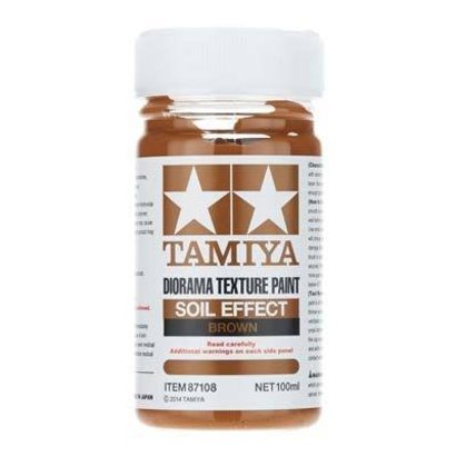 TAM - Tamiya 865- 87108 Diorama Texture Paint Soil Effect Brown