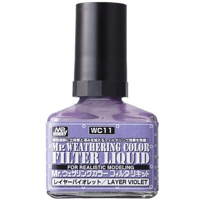 GNZ-Gunze Sangyo WC11 Filter Liquid violet GSI, Mr. Weathering Color Paint