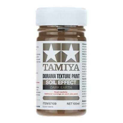 TAM - Tamiya 865- 87109 Diorama Texture Paint Soil Effect Dark Earth