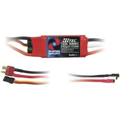 HRC-Hitec 59047 Energy Sport 40 Amp 2-4S Lipo 5-12NiMH 5V 2A BEC
