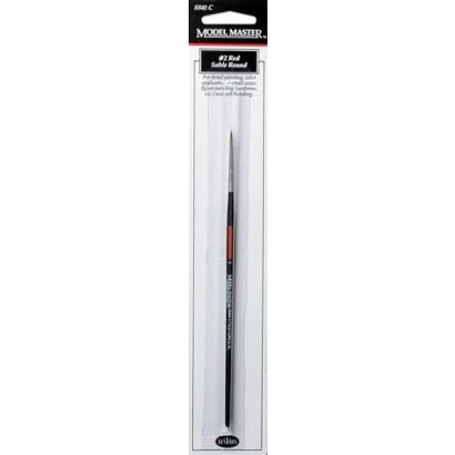 TES - Testors 8841C Model Master Red Sable Brush #2