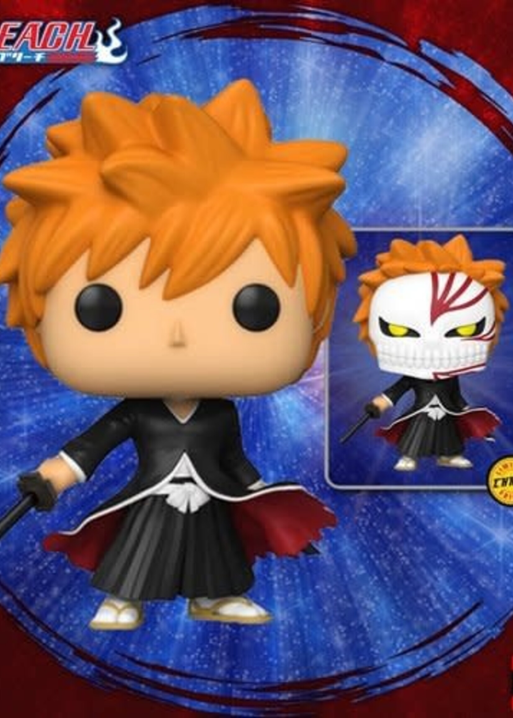 56116 Bleach Ichigo Bankai Tensa Zangetsu Pop Vinyl Figure AAA