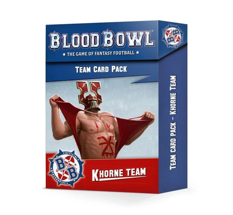 200-96 BLOOD BOWL: KHORNE TEAM CARD PACK