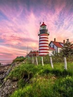 SPRINGBOK PUZZLES WEST QUODDY HEAD LIGHTHOUSE