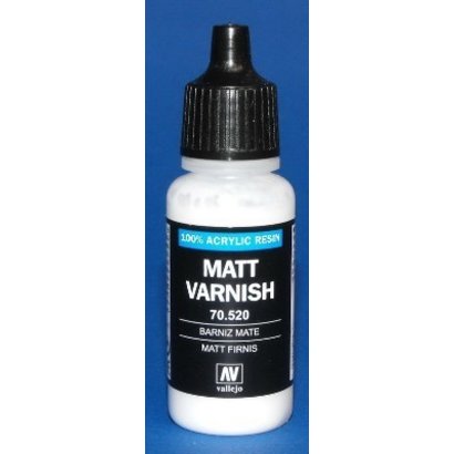 VLJ-VALLEJO ACRYLIC PAINTS 70520 MATT VARNISH 17ML