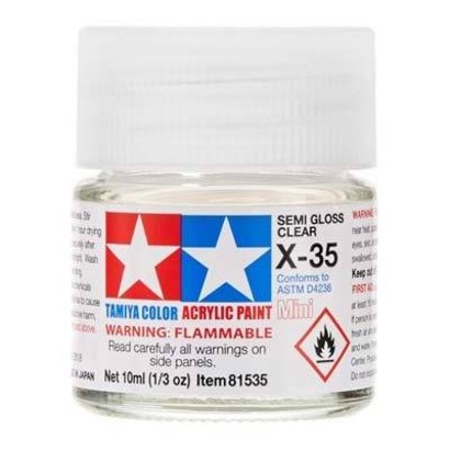 TAM - Tamiya 865- 81535 Acrylic Mini X35 Clear 10ml