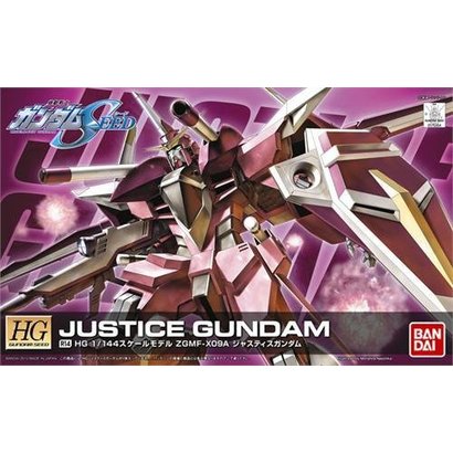 BANDAI MODEL KITS 175304 1/144 HG #R14 ZGMF-X09A Justice Gundam Remast