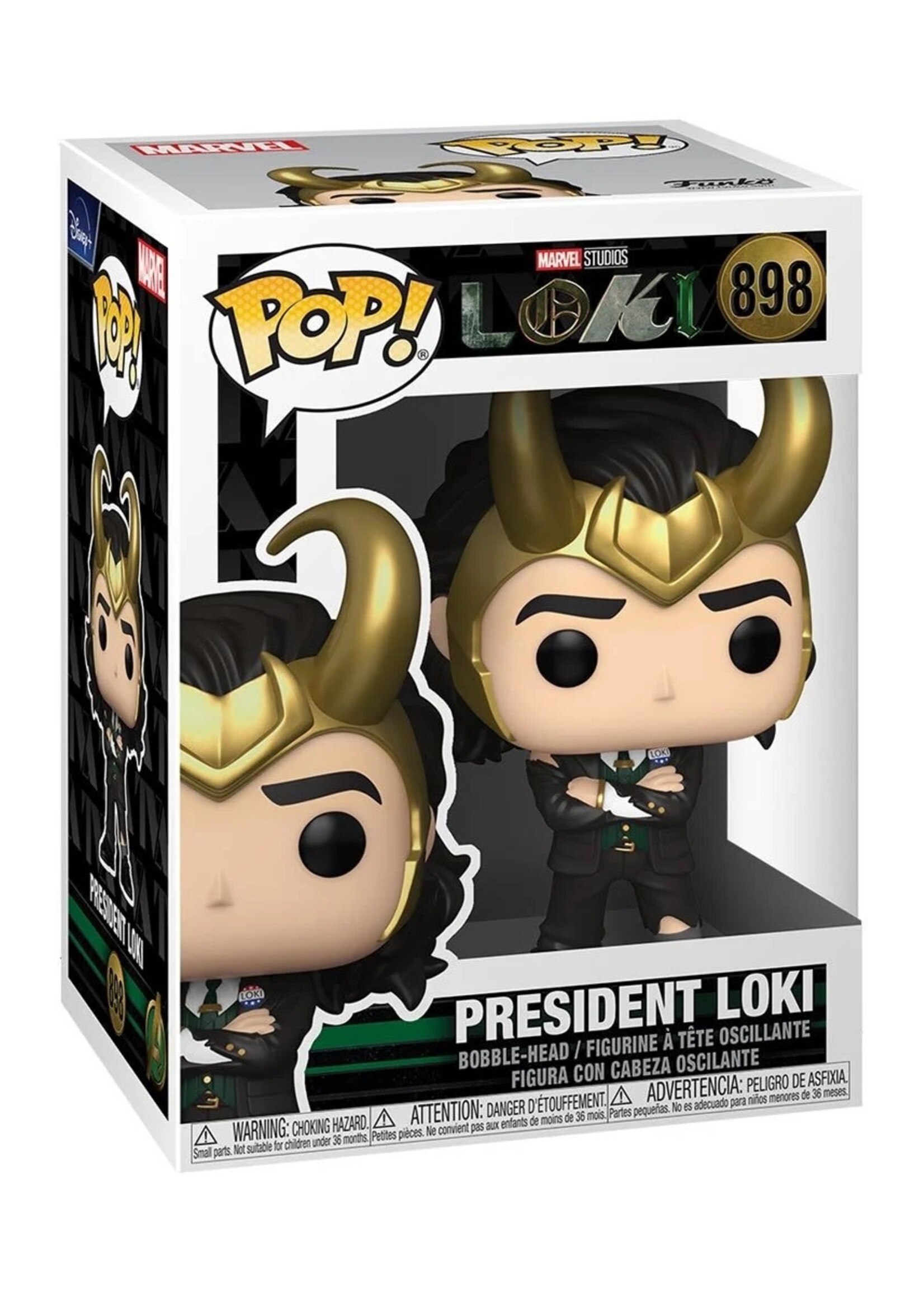 Funko Pop! 55743 Loki Series President Loki Pop! Vinyl Figure