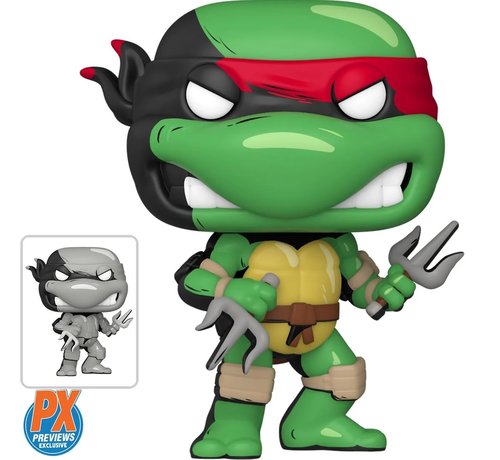 Funko Pop! 218993 Teenage Mutant Ninja Turtles Comic Raphael Pop! Vinyl Figure - Previews Exclusive
