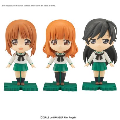 BANDAI MODEL KITS 217620 Miho/Saori/Hana Girls Petiture-rise