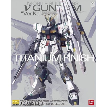 BANDAI MODEL KITS 186575 RX-93 Nu Gundam Ver.Ka Titanium Finish (MG)