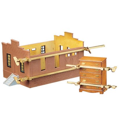 MIC - Micro Mark 14256 Solid Brass Miniature Bar Clamps, 12 Inches Long (Set Of 2)