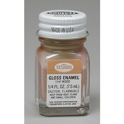 TES - Testors 1141 Enamel 1/4 oz Natural Wood