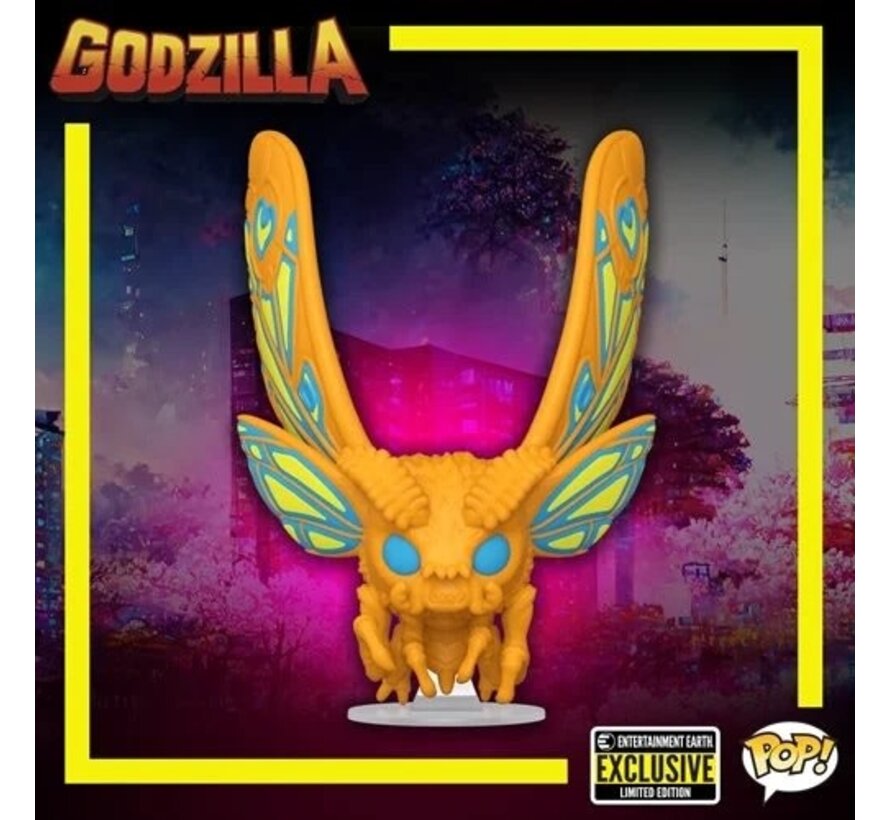 68723 Godzilla Mothra Black Light Pop! Vinyl Figure - Entertainment Earth Exclusive