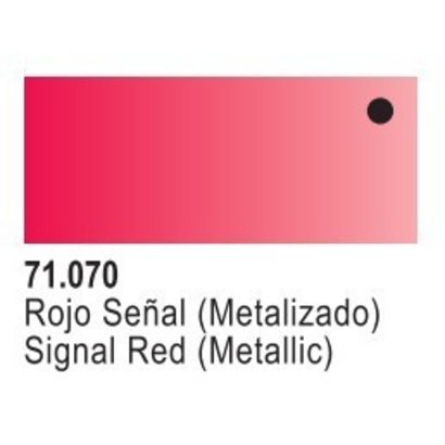 VLJ-VALLEJO ACRYLIC PAINTS 71070 - TURN-SIGNAL RED METAL 17ML