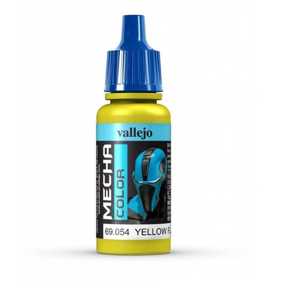 VLJ-VALLEJO ACRYLIC PAINTS 69054 Yellow Fluorescent Mecha Color 17ml Bottle