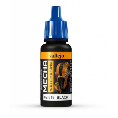 VLJ-VALLEJO ACRYLIC PAINTS 69518 Black Wash Mecha Color 17ml Bottle