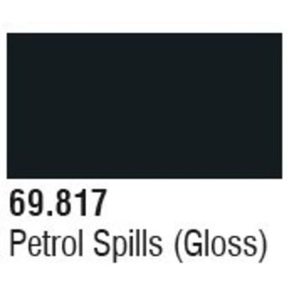 VLJ-VALLEJO ACRYLIC PAINTS 69817 Petrol Spills (Gloss) Mecha Color 17ml Bottle