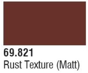 Vallejo Paints (VLJ) 69821 Rust Texture (Matt) Mecha Color 17ml Bottle - M  R S Hobby Shop
