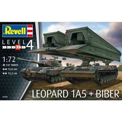 RVL- Revell Germany 03307 1/72 Leopard 1A5/Bridgelayer Biber