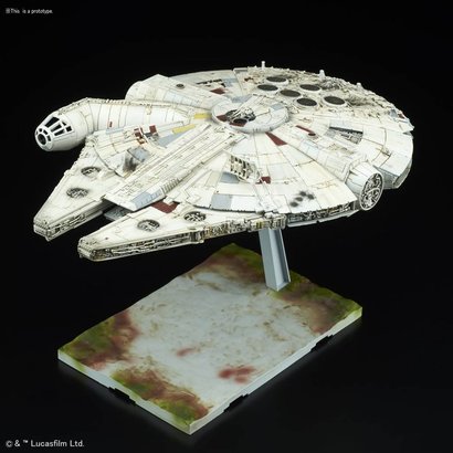 BANDAI MODEL KITS 219770 Millennium Falcon "Star Wars: The Last Jedi", Bandai Star Wars 1/144 Plastic Model