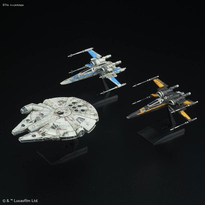 BANDAI MODEL KITS 219769 Resistance Vehicle Set "Star Wars: The Last Jedi", Bandai Star Wars 1/144 & 1/350 Plastic Model