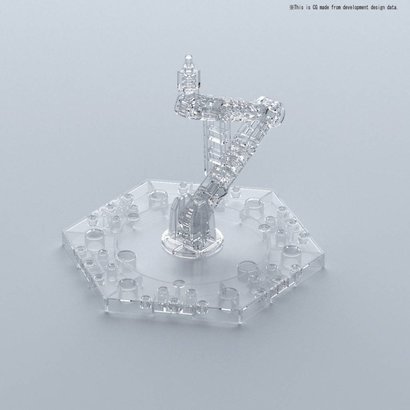 BANDAI MODEL KITS 222132 Clear Action Base 5 - Bandai Action Base