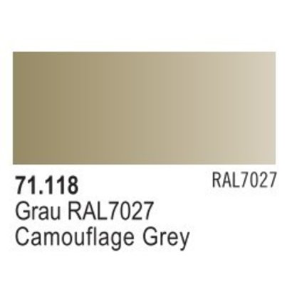 VLJ-VALLEJO ACRYLIC PAINTS 71118 - CAMOUFLAGE GREY 17ML