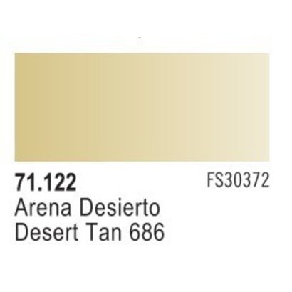 VLJ-VALLEJO ACRYLIC PAINTS 71122 - DESERT TAN 686 17ML
